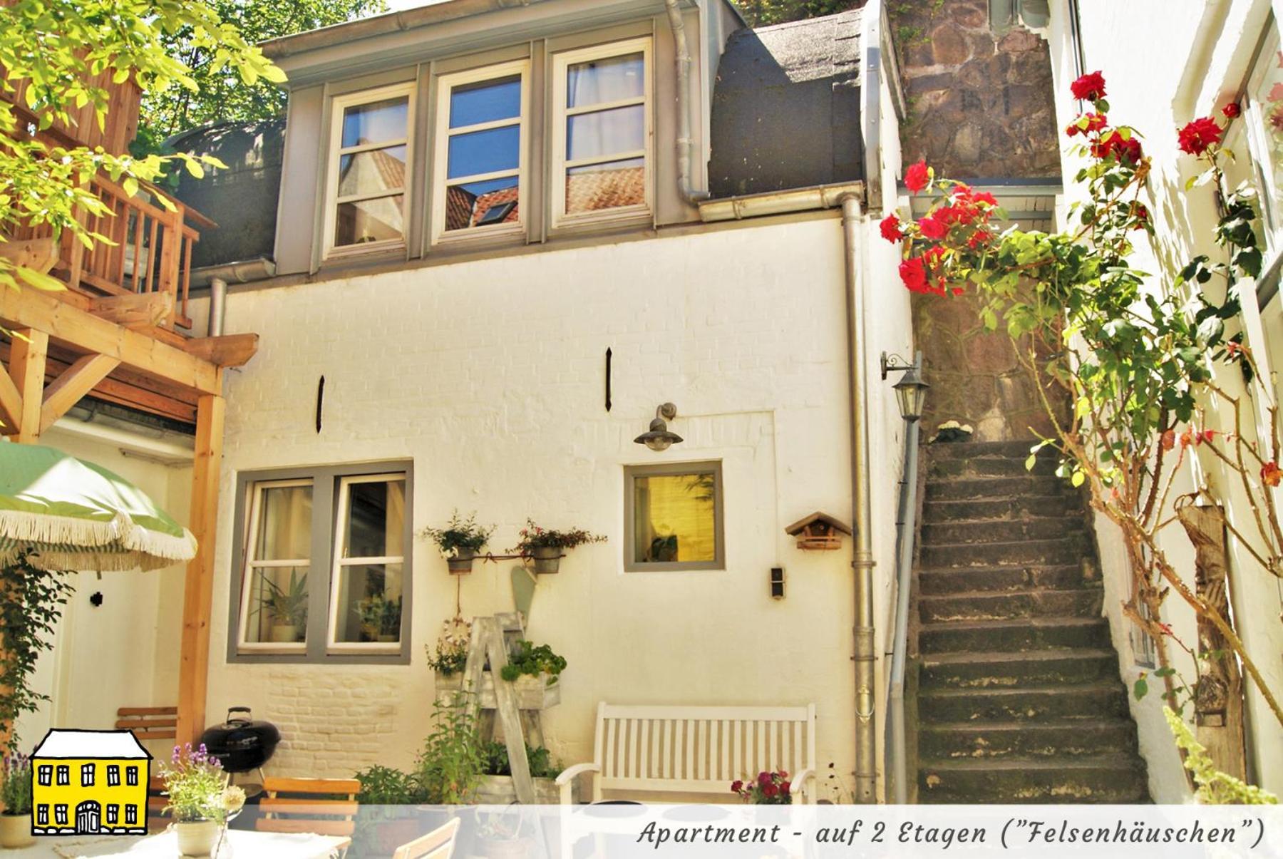 Das Gelbe Haus - Drei Besondere Ferienwohnungen Flensburg Exterior foto